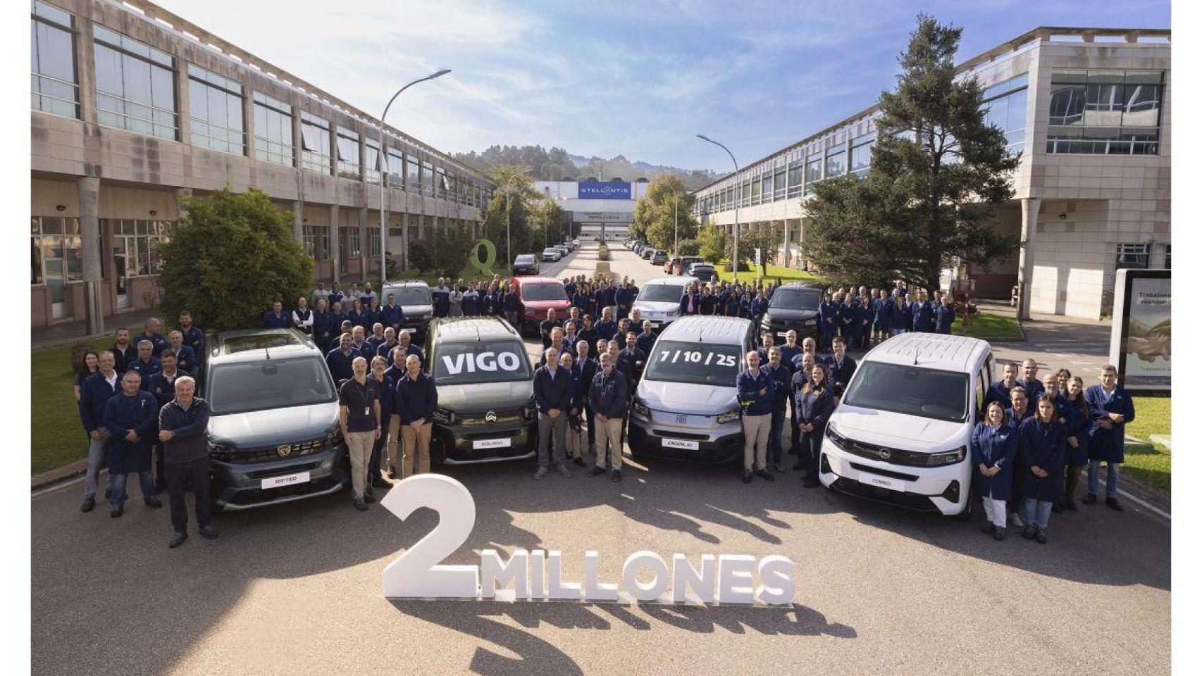 Stalantis Vigo supera dos millones de automóviles comerciales