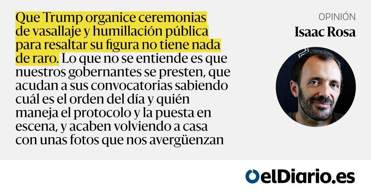 Lamiendo culos a Trump