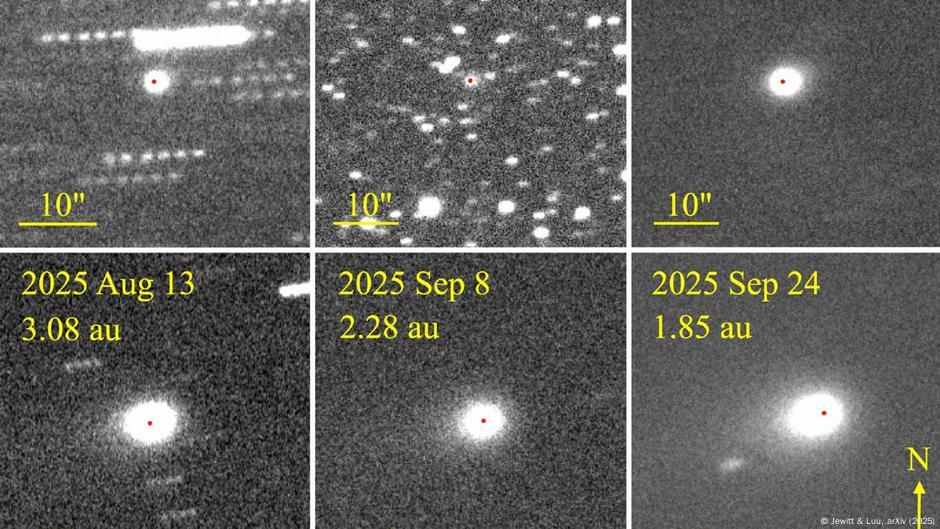 Interstellar comet 3I/ATLAS spins its strange tail – – 2025-10-24
