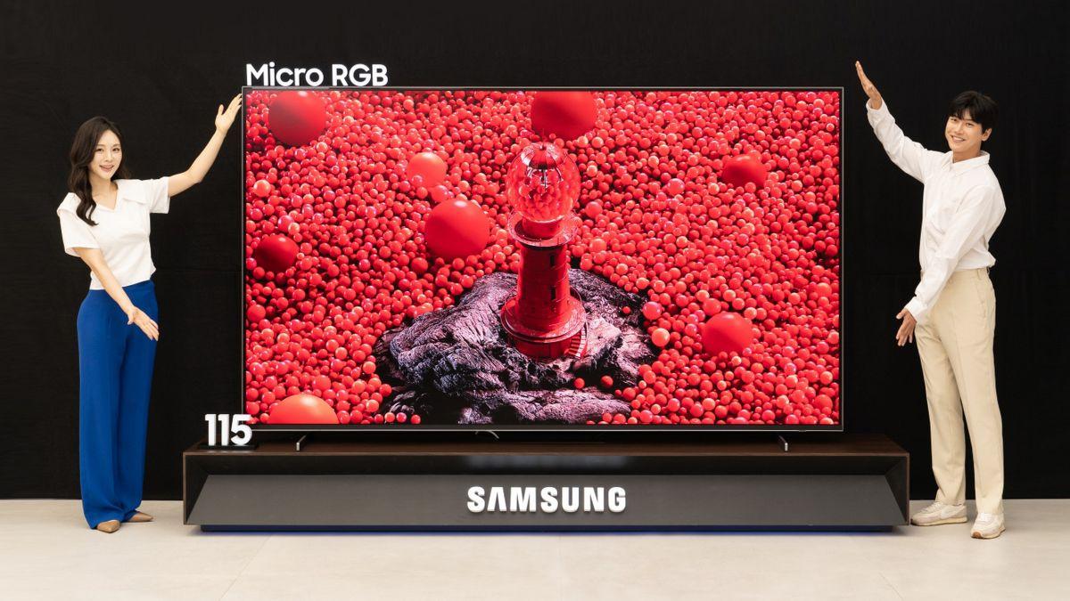 Samsung lanzó la primera televisión de Micro RGB en el mundo, que quiere voltear...